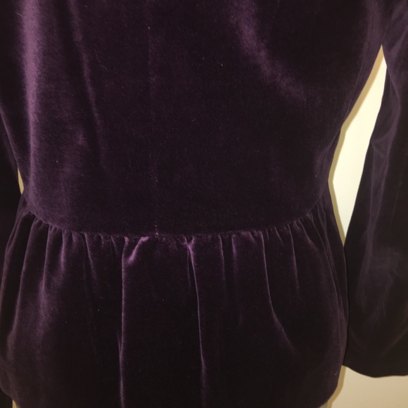 J crew velvet eggplant blazer classic - Picture 7 of 7